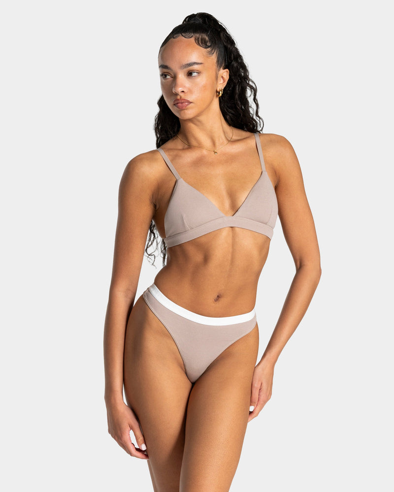 Soft Ribbed Bh "Cappuccino"