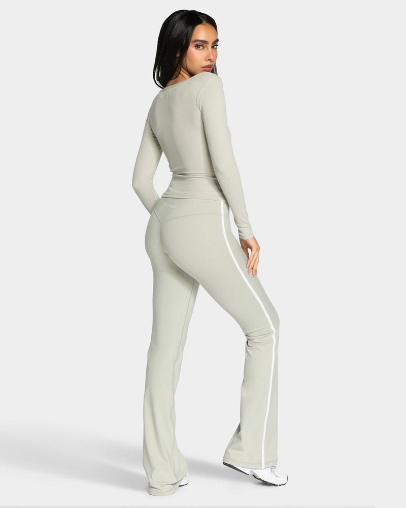 Soft Ribbed Longsleeve "Pistachio"