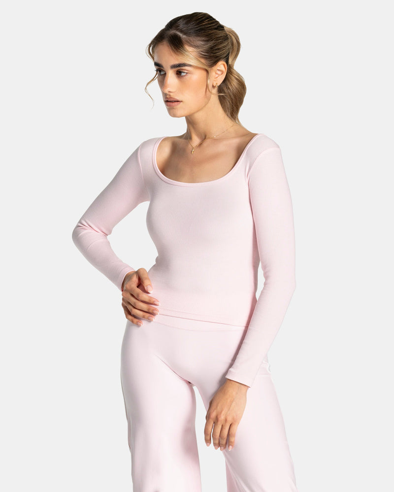 Soft Ribbed Longsleeve "Blossom"