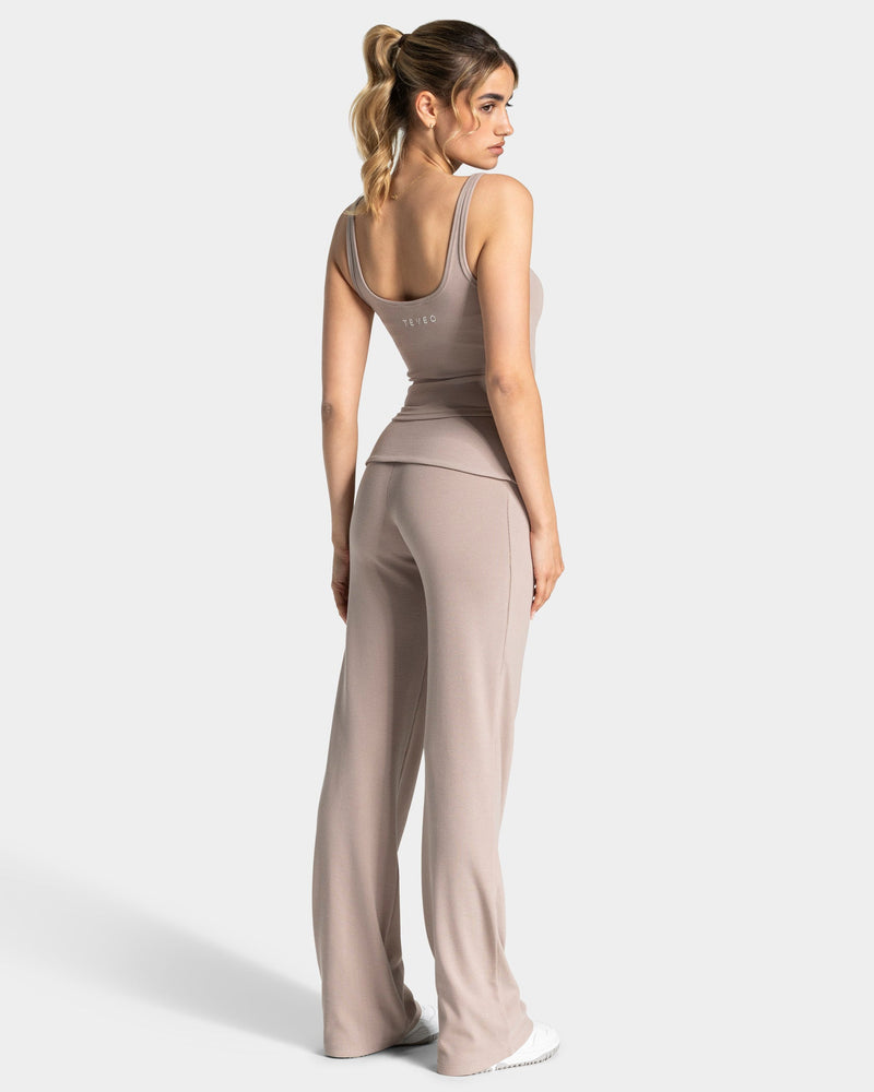 Soft Ribbed Top "Cappuccino"