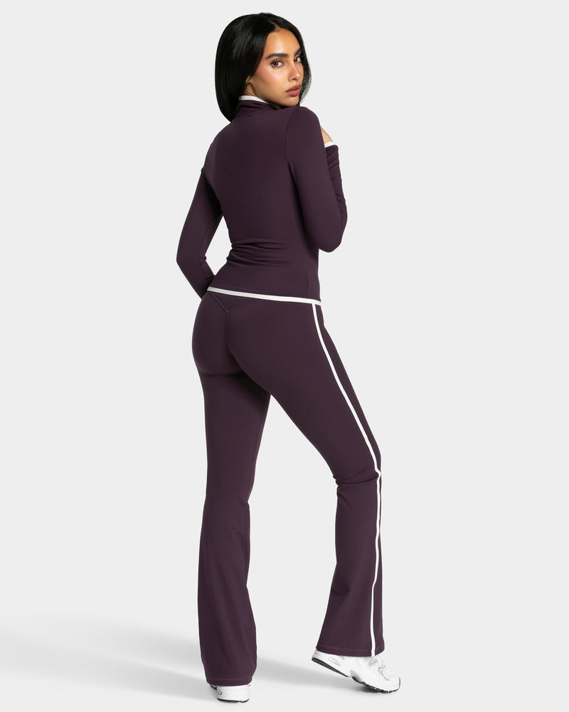 Soft Shaping Zip Jacke "Blackberry"