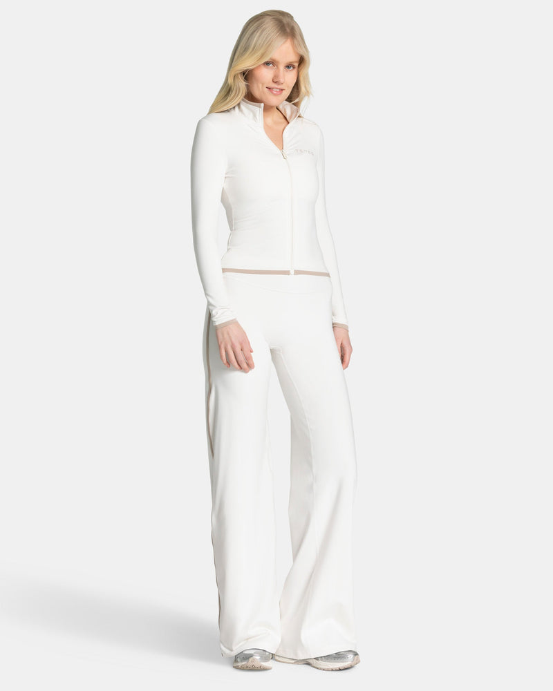 Soft Shaping Zip Jacke "Off White"