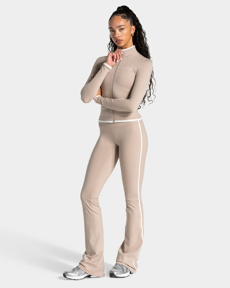 Soft Shaping Zip Jacke "Cappuccino"