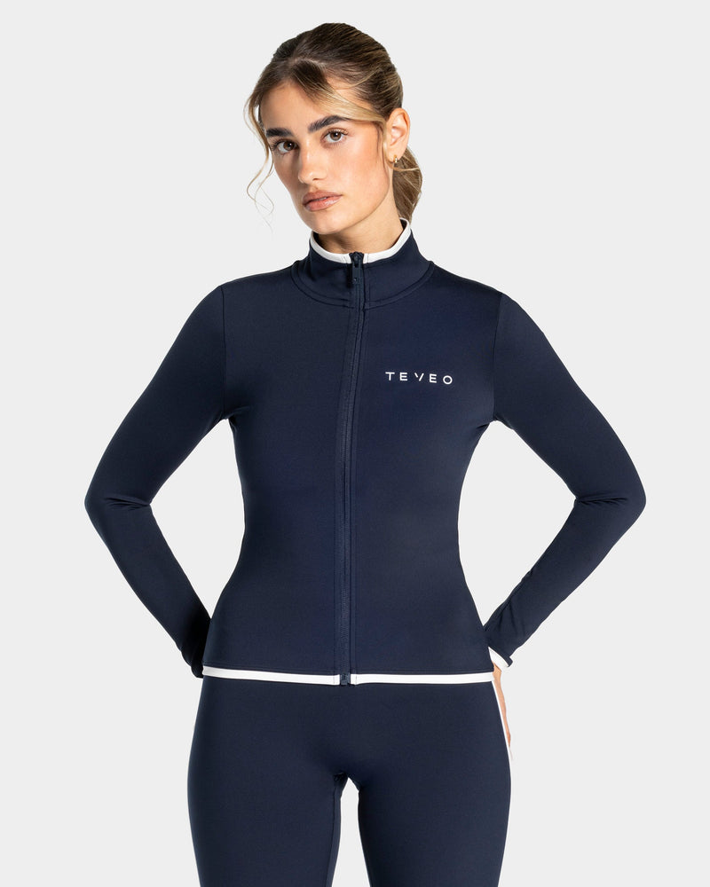Soft Shaping Zip Jacke "Midnight"