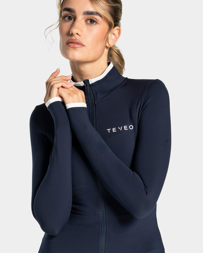Soft Shaping Zip Jacke "Midnight"