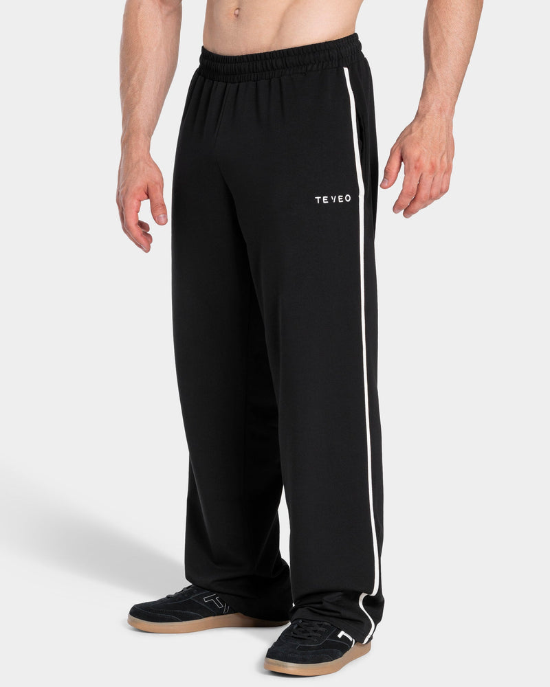 Soft Straight Leg Jogger "Schwarz"