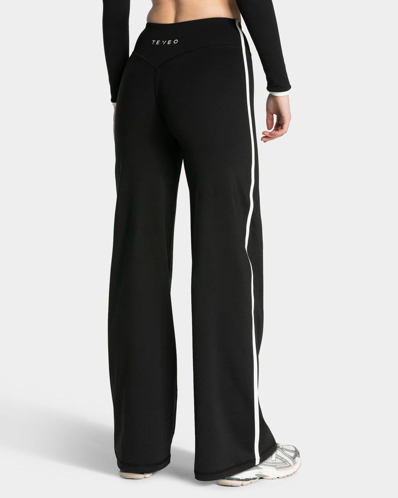 Soft Straight Leg Pants Tall "Schwarz"