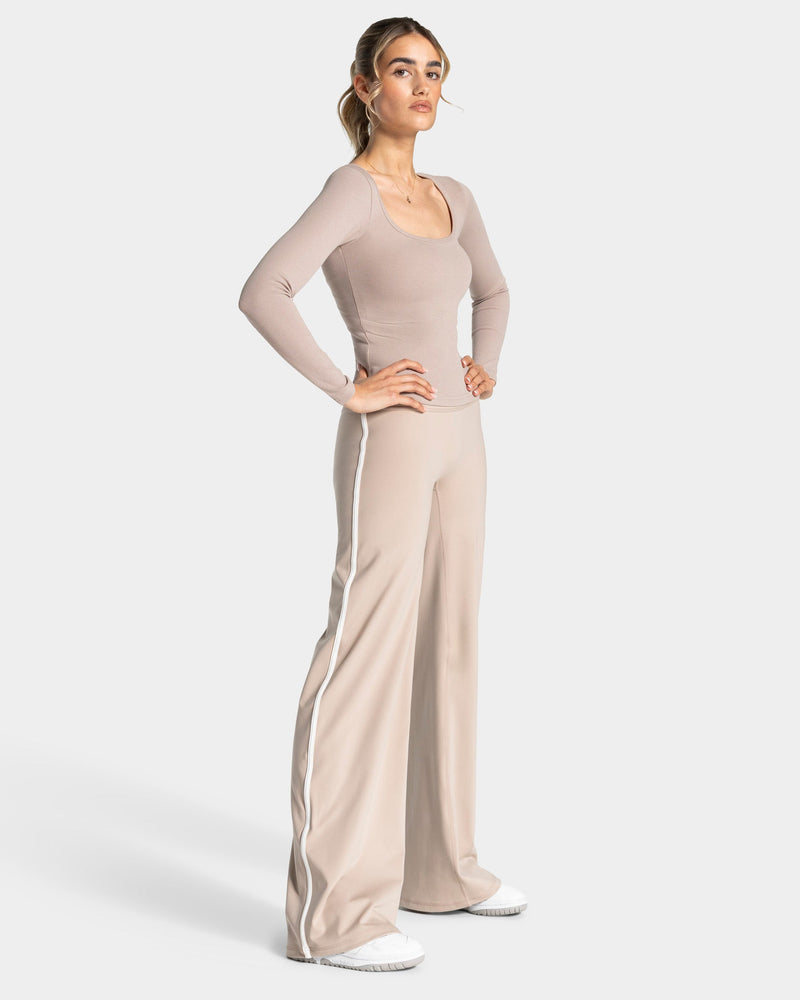 Soft Straight Leg Pants Tall "Cappuccino"