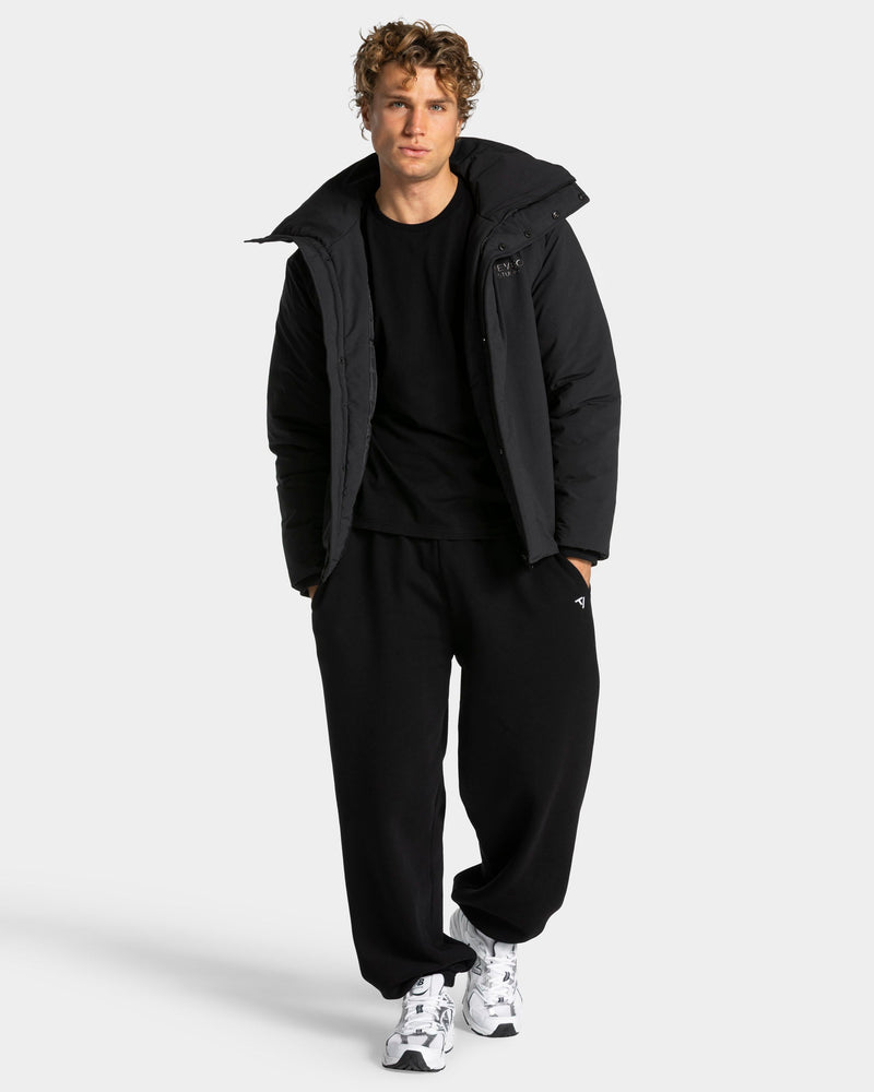 Studio Puffer Jacke "Schwarz"
