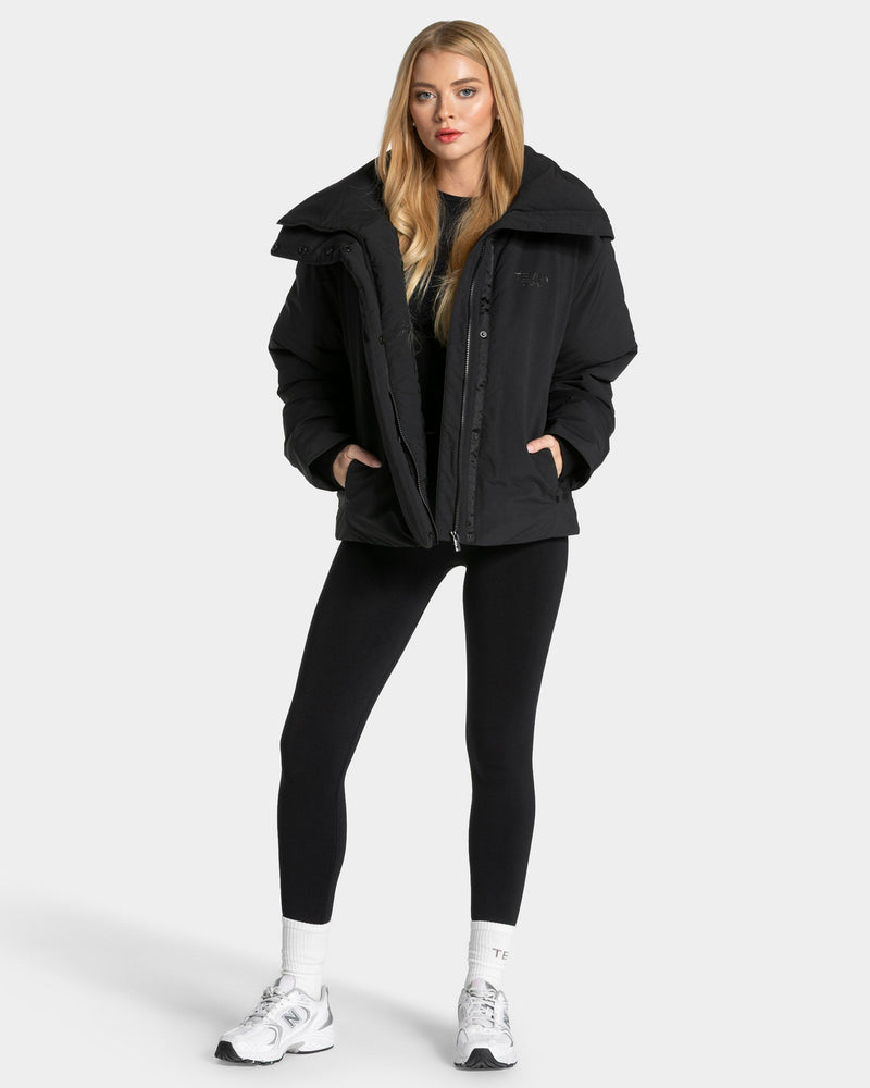 Studio Puffer Jacke "Schwarz"