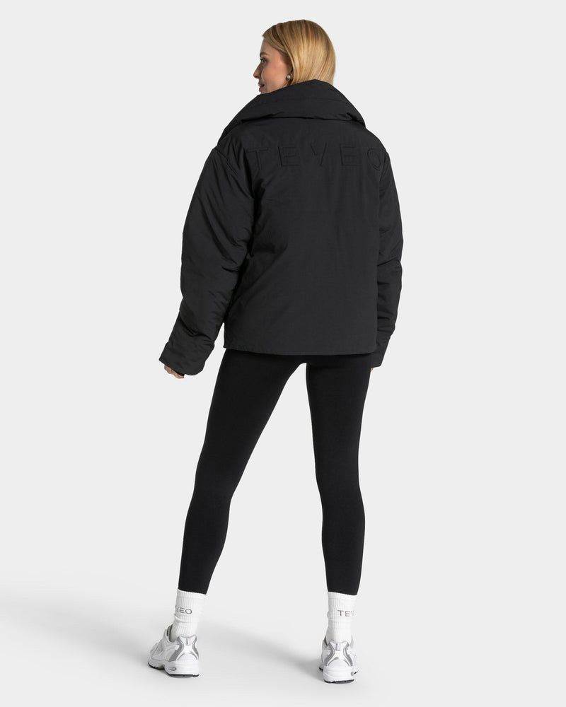Studio Puffer Jacke "Schwarz"