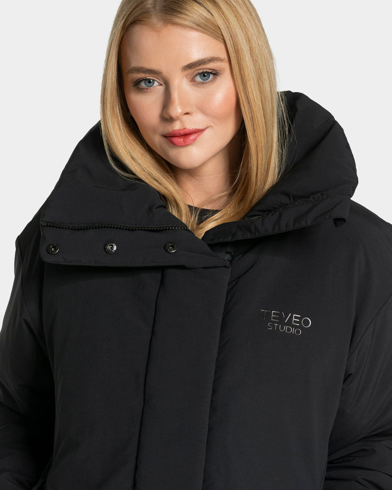 Studio Puffer Jacke "Schwarz"