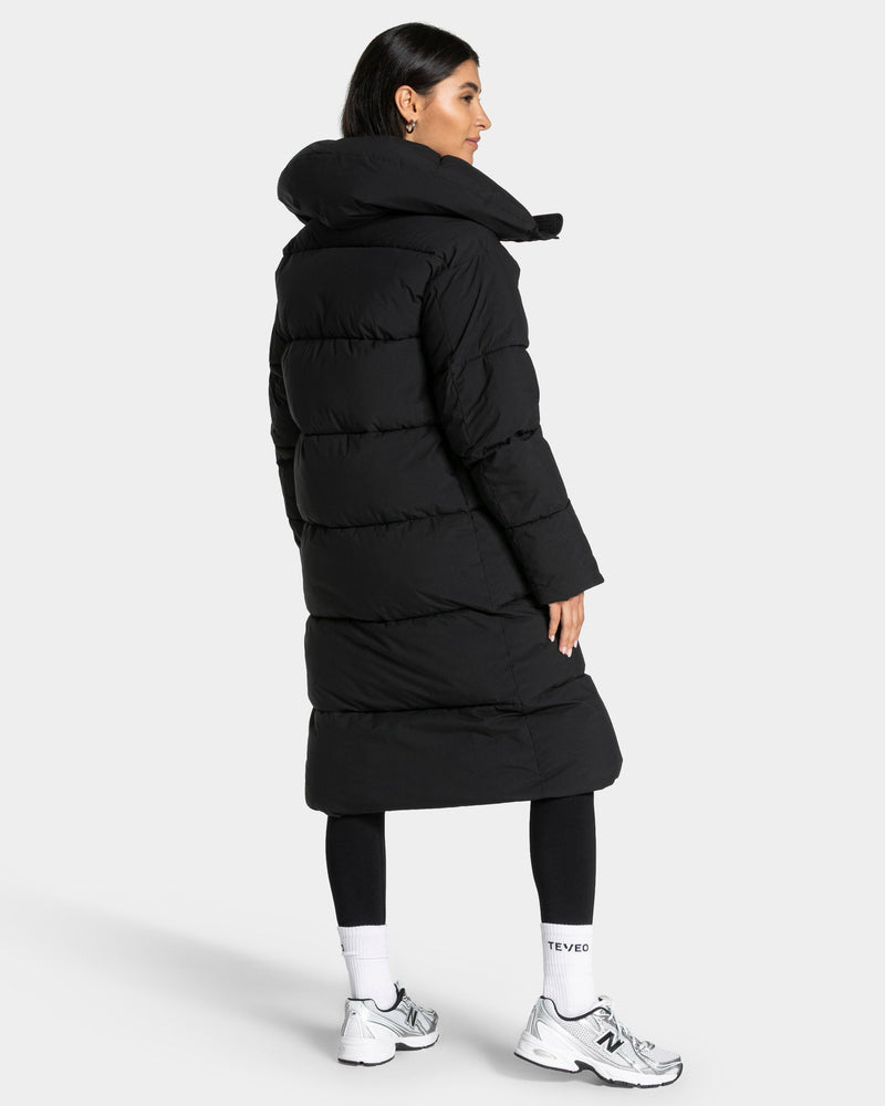Studio Puffer Mantel "Schwarz"