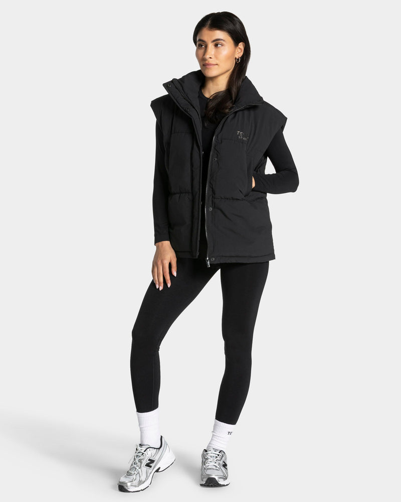 Studio Puffer Weste "Schwarz"