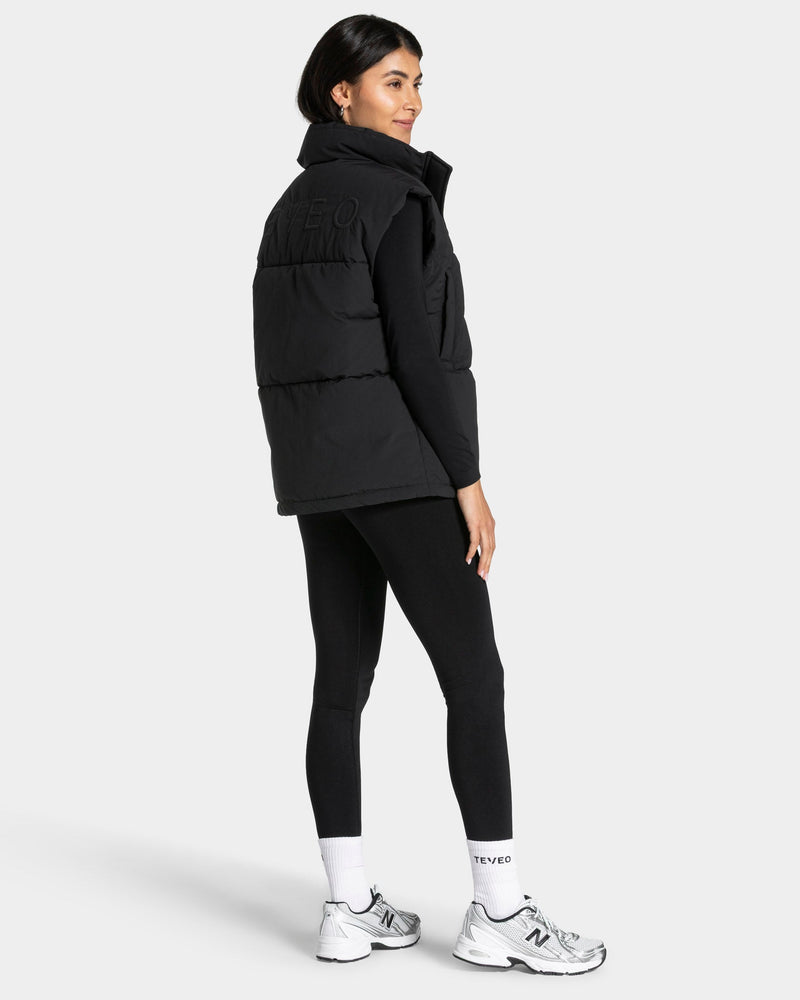 Studio Puffer Weste "Schwarz"
