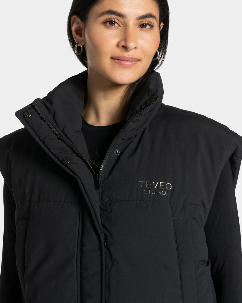 Studio Puffer Weste "Schwarz"