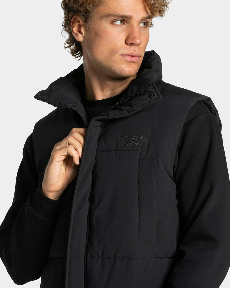 Studio Puffer Weste "Schwarz"