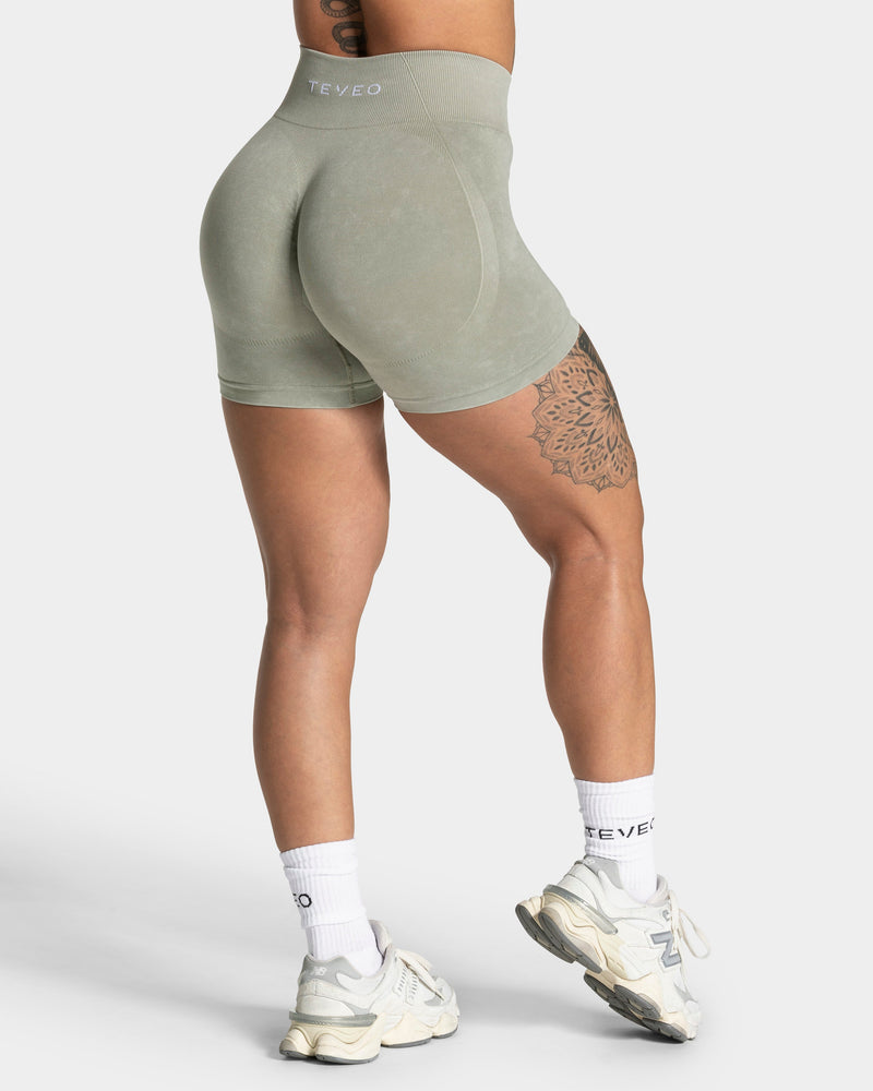 Acid Covert Scrunch Shorts "Salbei"