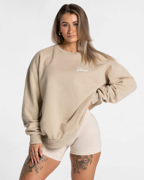 Acid Oversized Sweater "Sand"