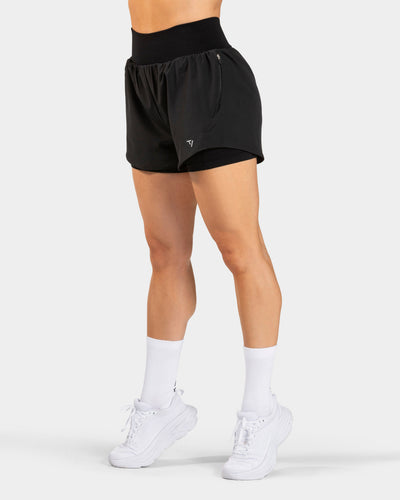 END Running 2in1 Shorts "Schwarz"