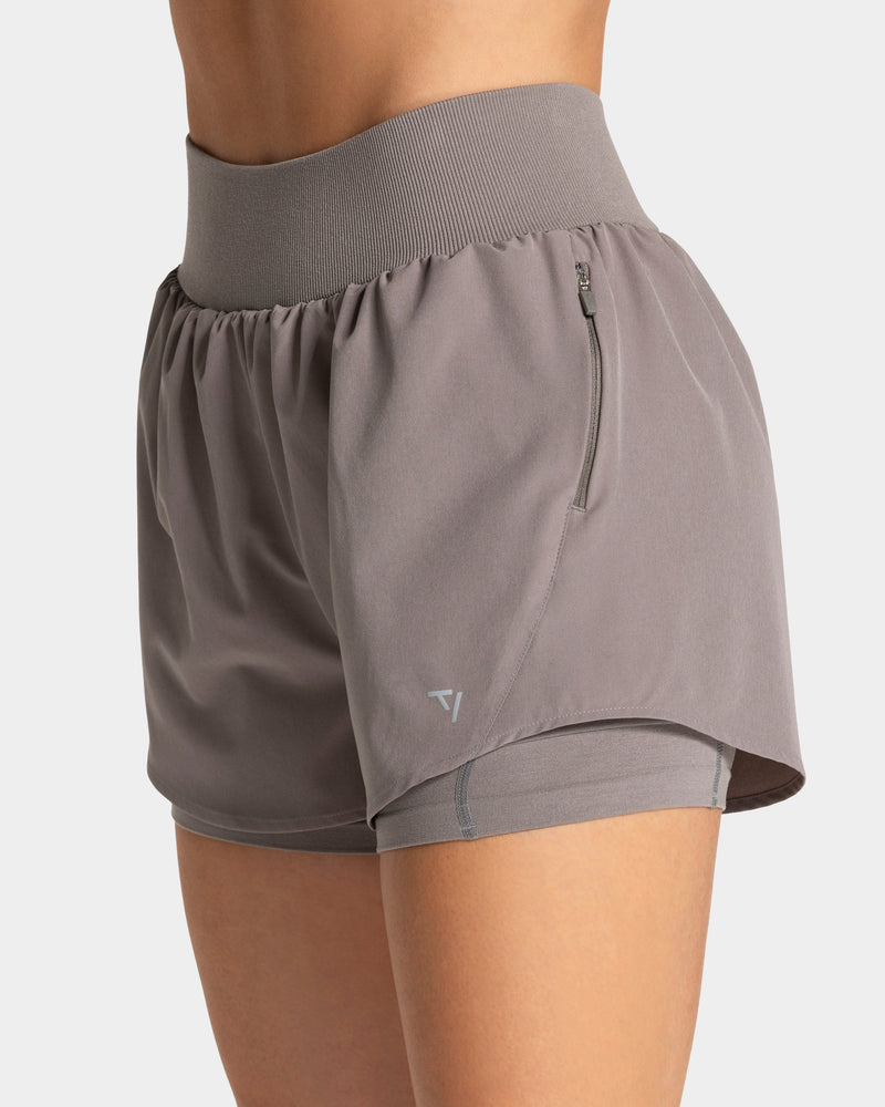 END Running 2in1 Shorts "Smoke"