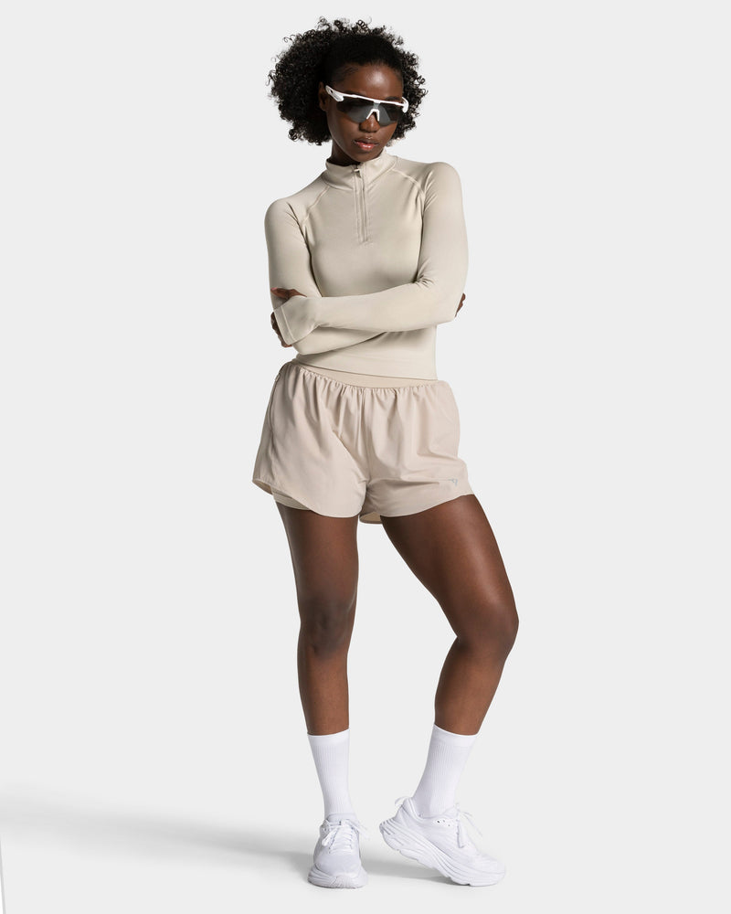 END Running Half Zip "Latte"