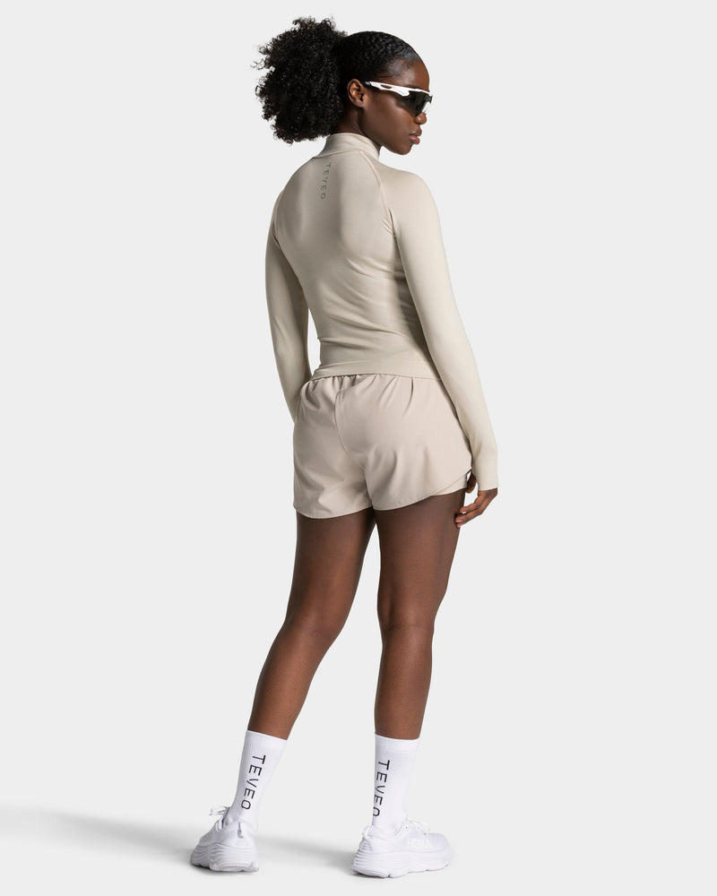 END Running Half Zip "Latte"