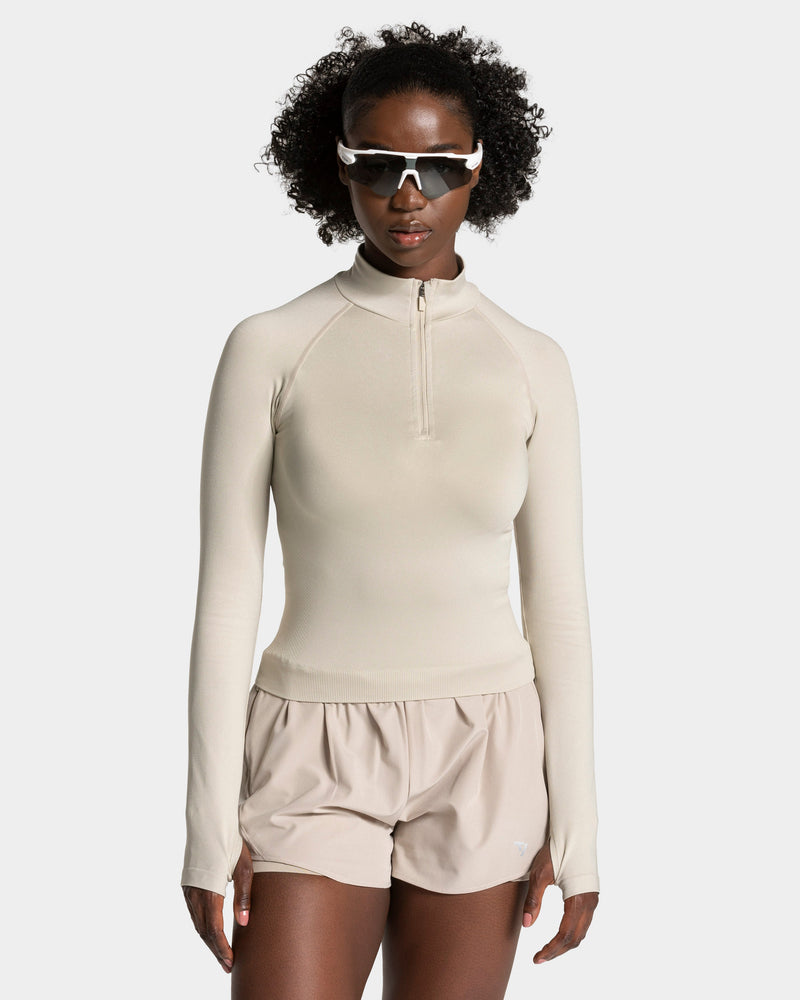 END Running Half Zip "Latte"