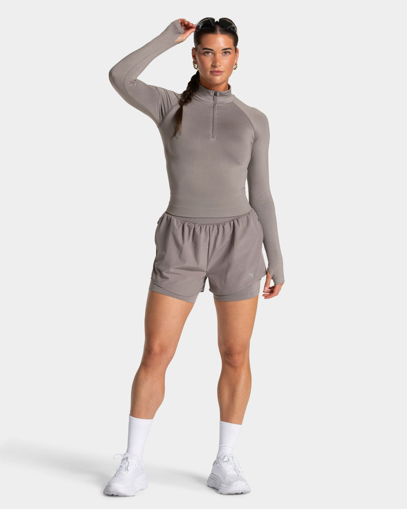 END Running Half Zip "Smoke"