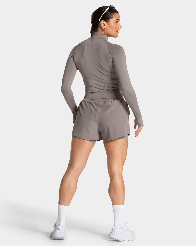 END Running Half Zip "Smoke"