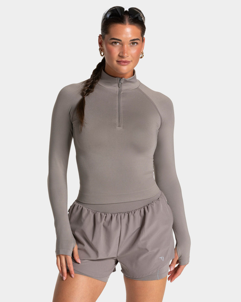END Running Half Zip "Smoke"
