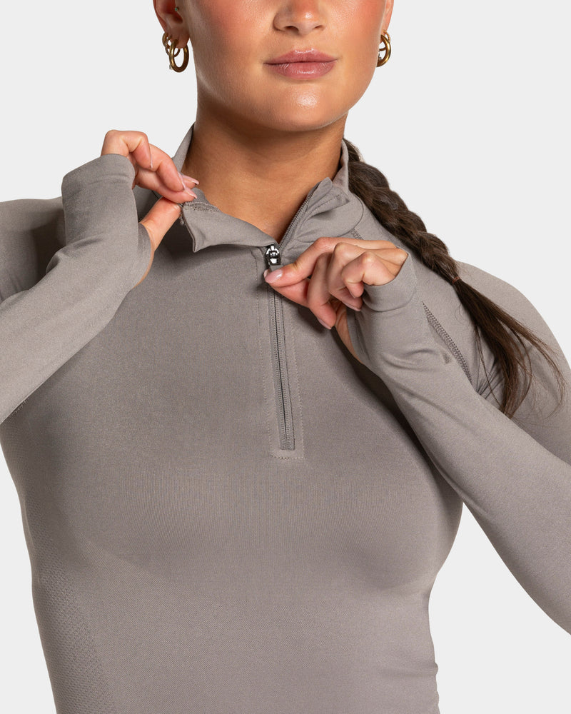 END Running Half Zip "Smoke"