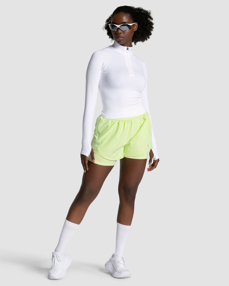 END Running Half Zip "Weiß"