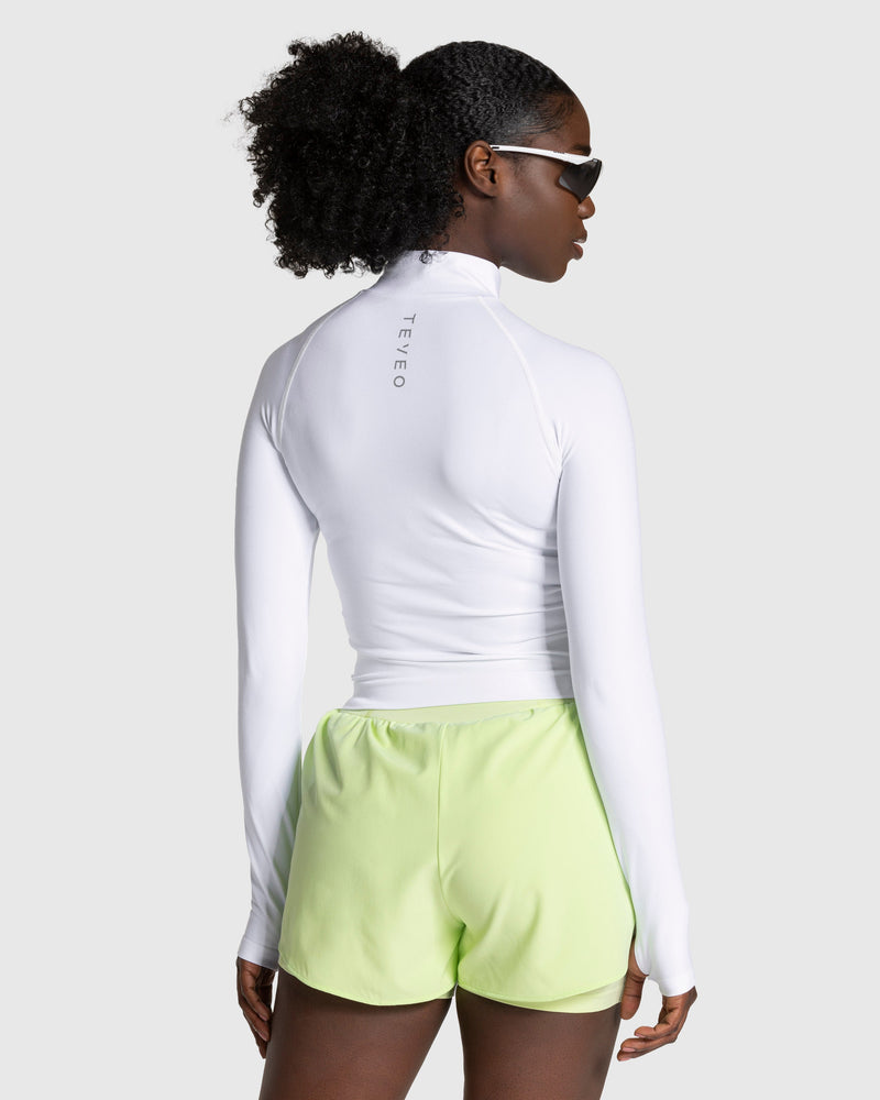 END Running Half Zip "Weiß"