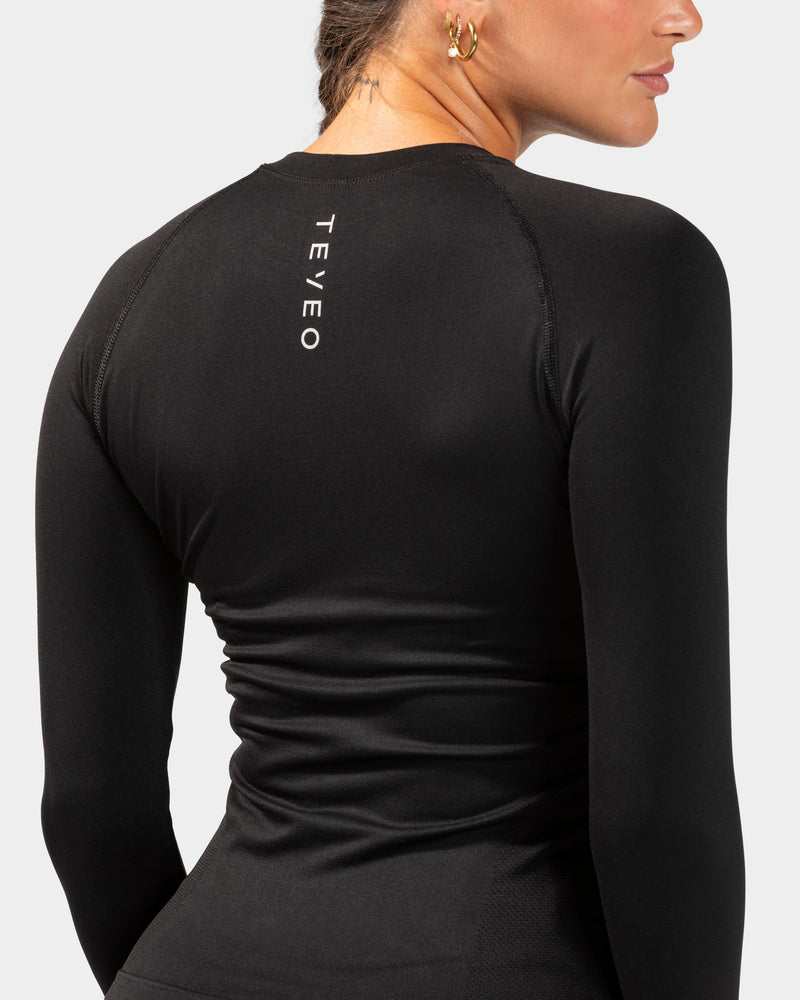 END Running Longsleeve "Schwarz"