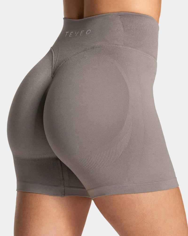 END Running Sculpt Scrunch Shorts "Smoke"