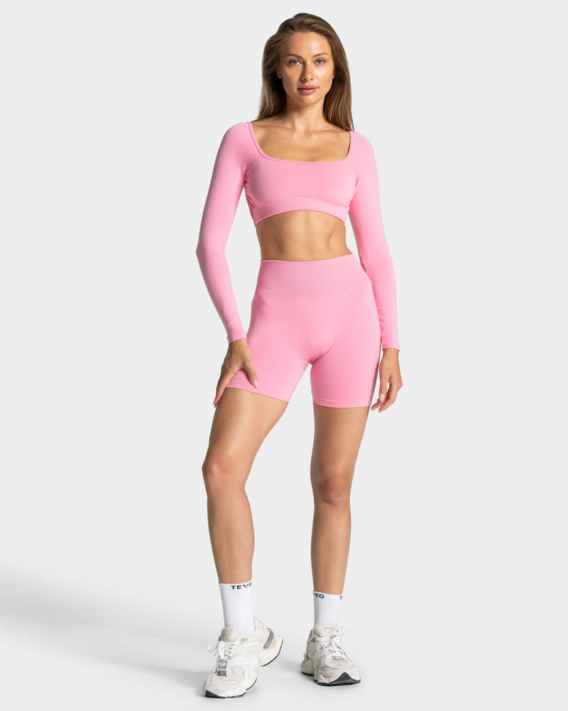 Femme Backless Longsleeve "Pink"