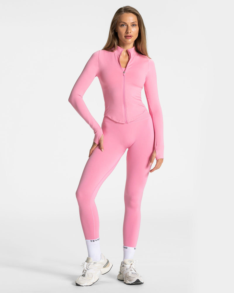 Femme Shaping Zip Jacke "Pink"