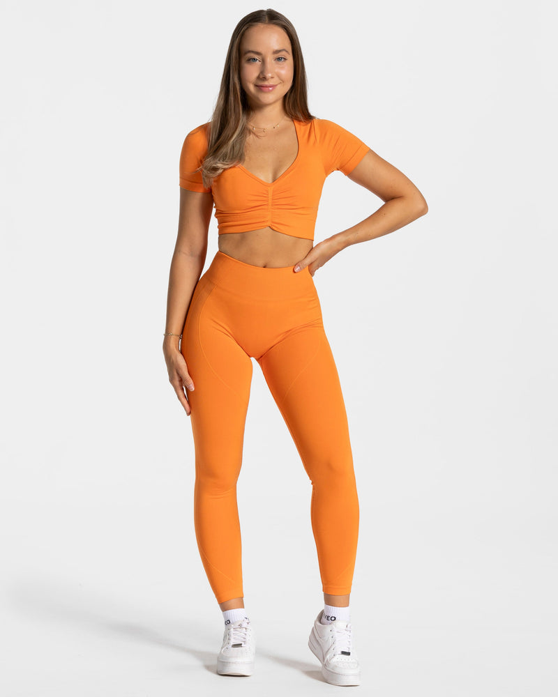Focus Crop Top "Orange"