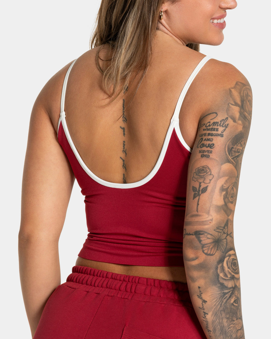 Contrastline Cami Top "Cherry"