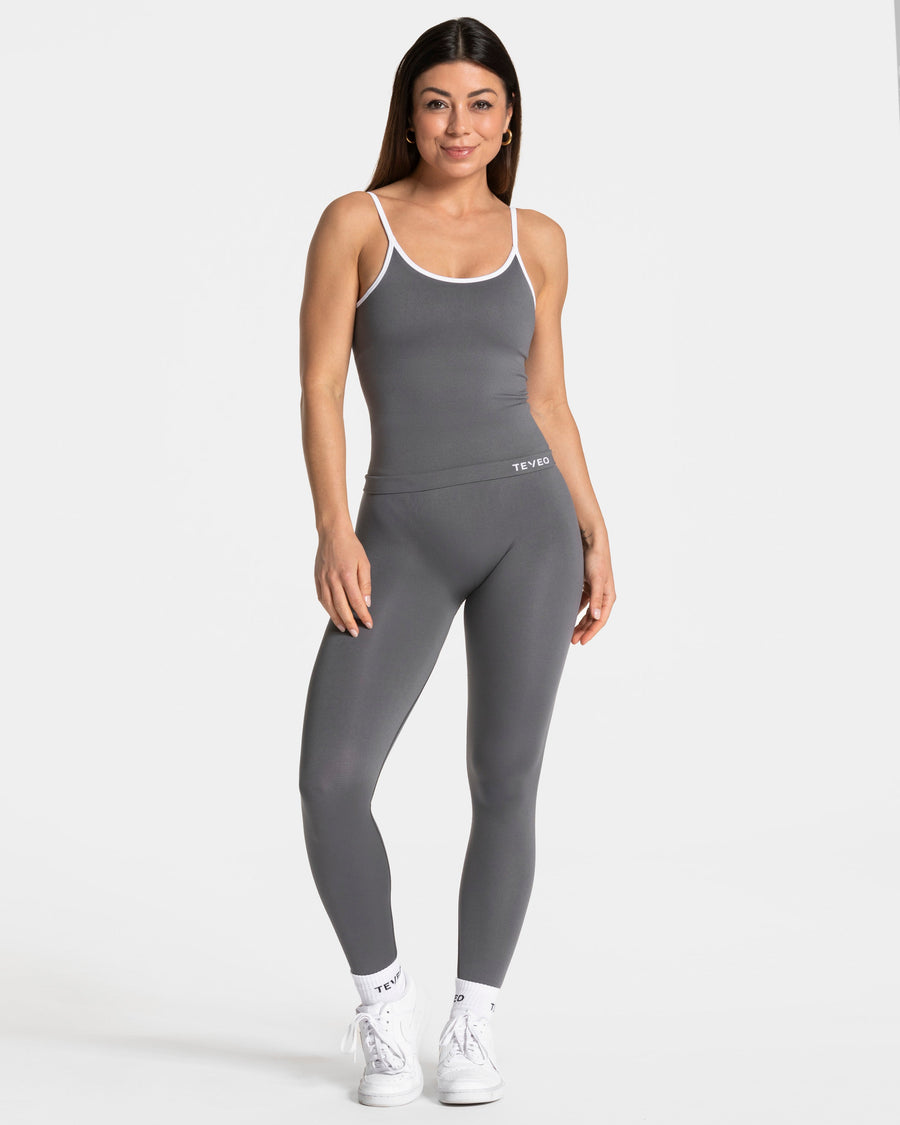 Contrastline Cami Top "Graphit"