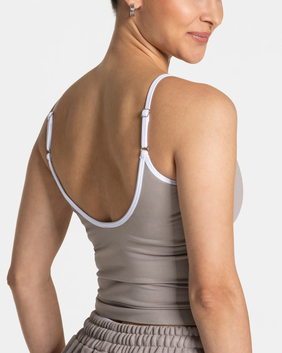 Contrastline Cami Top "Stone"