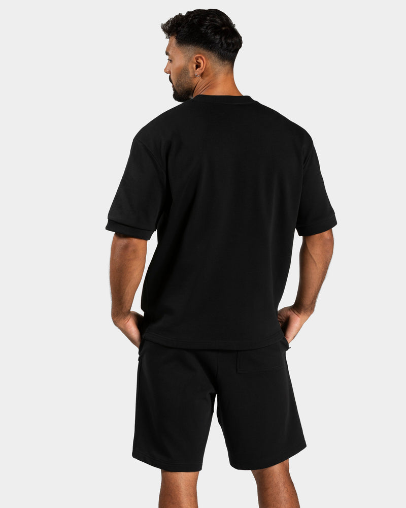 Contrastline Oversized T-Shirt "Schwarz"