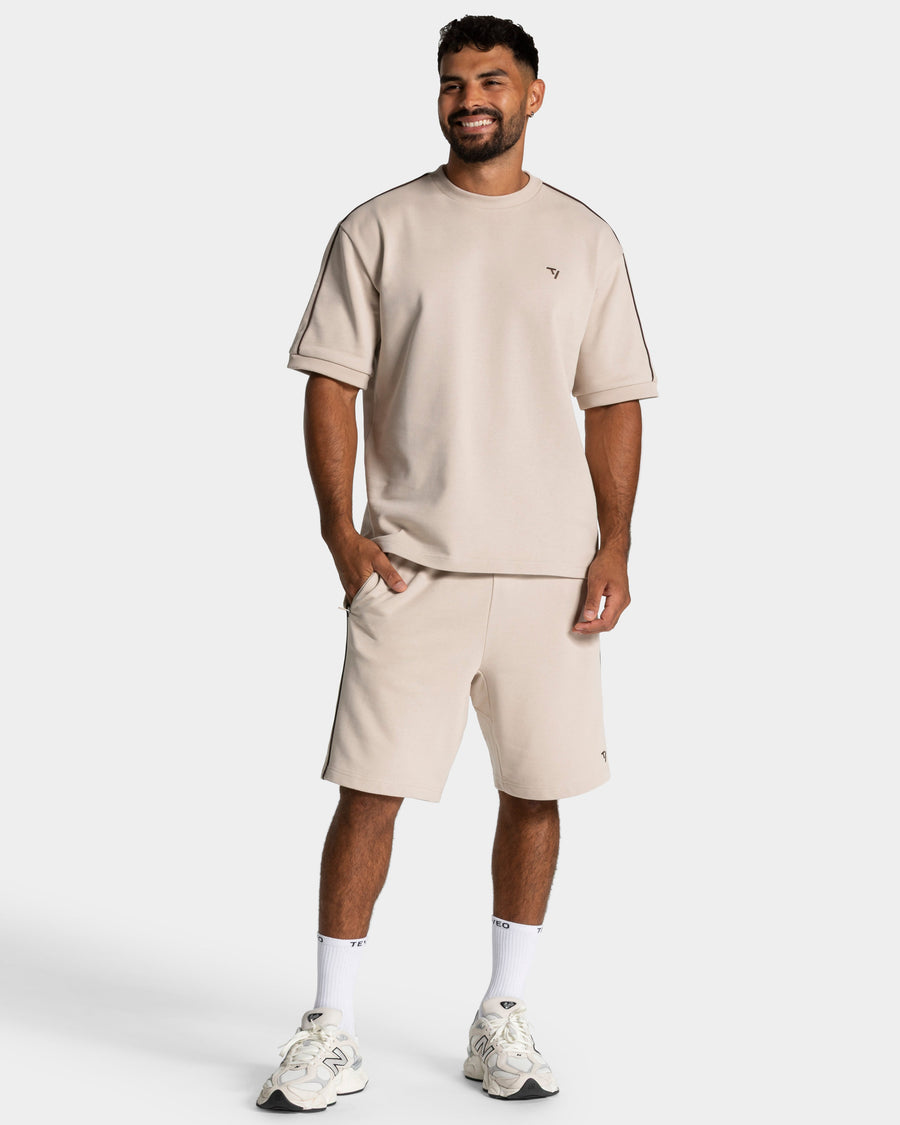 Contrastline Shorts "Cream"