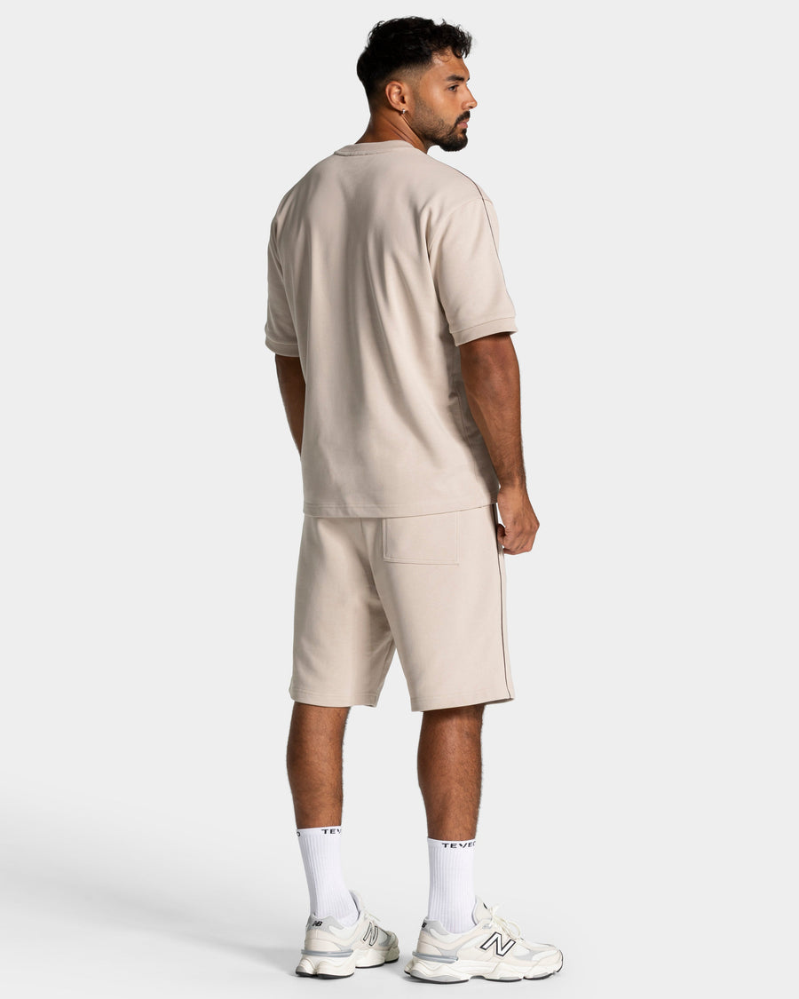 Contrastline Shorts "Cream"