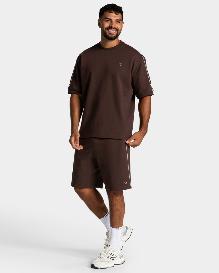 Contrastline Shorts "Espresso"