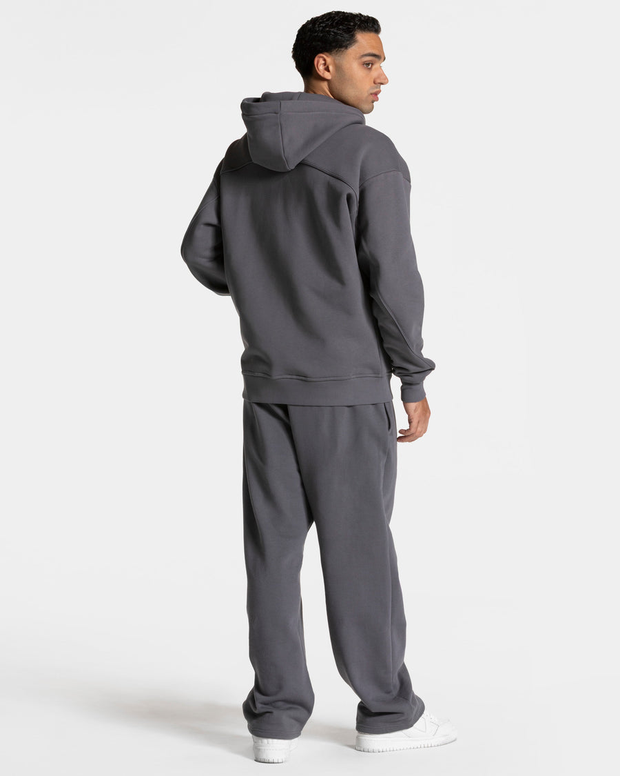 Contrastline Zip Jacke "Graphit"