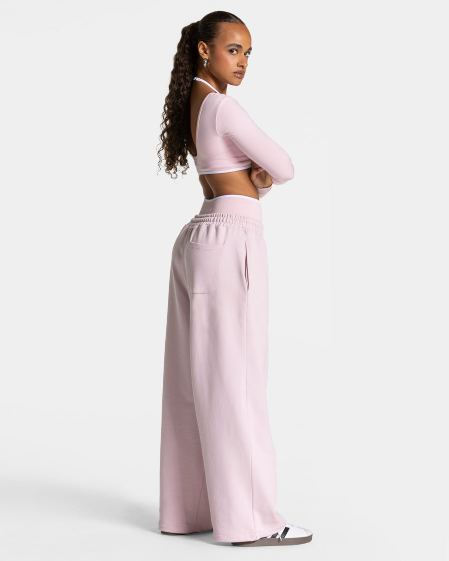 Contrastline Wide Leg Jogger "Rosa"