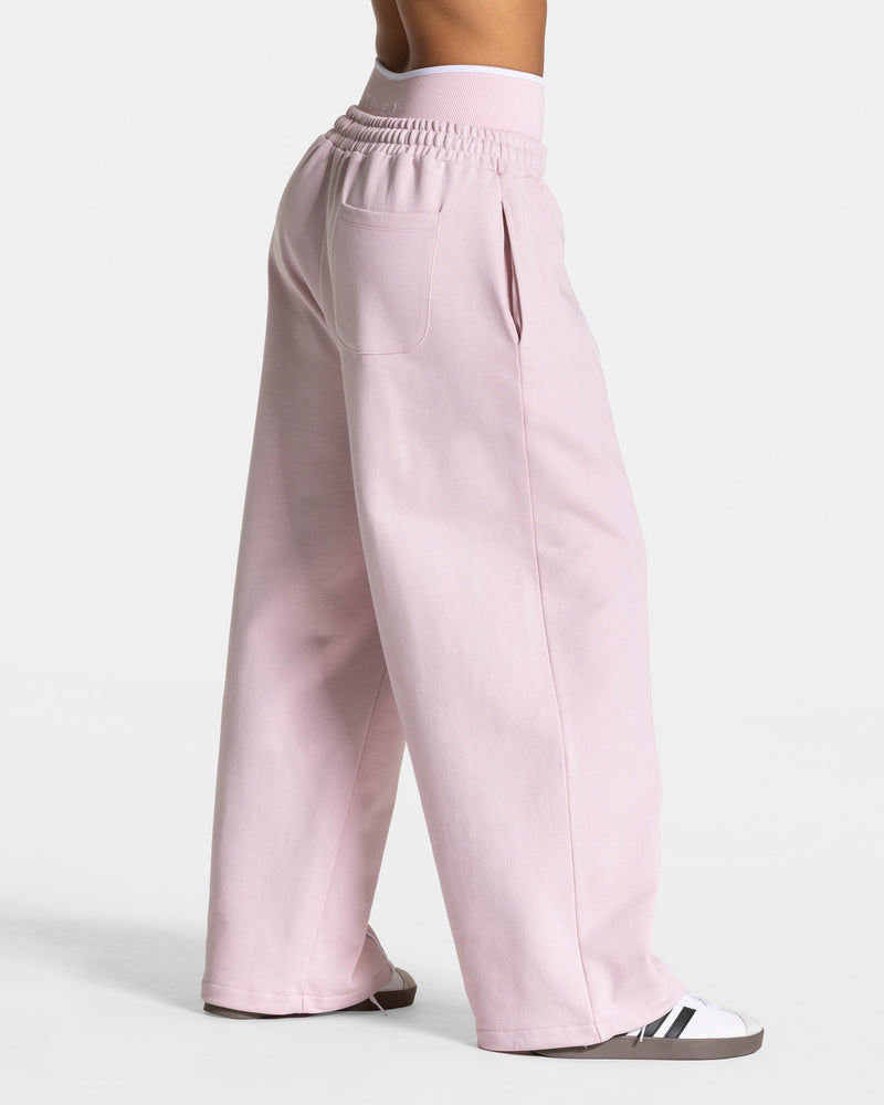Contrastline Wide Leg Jogger "Rosa"