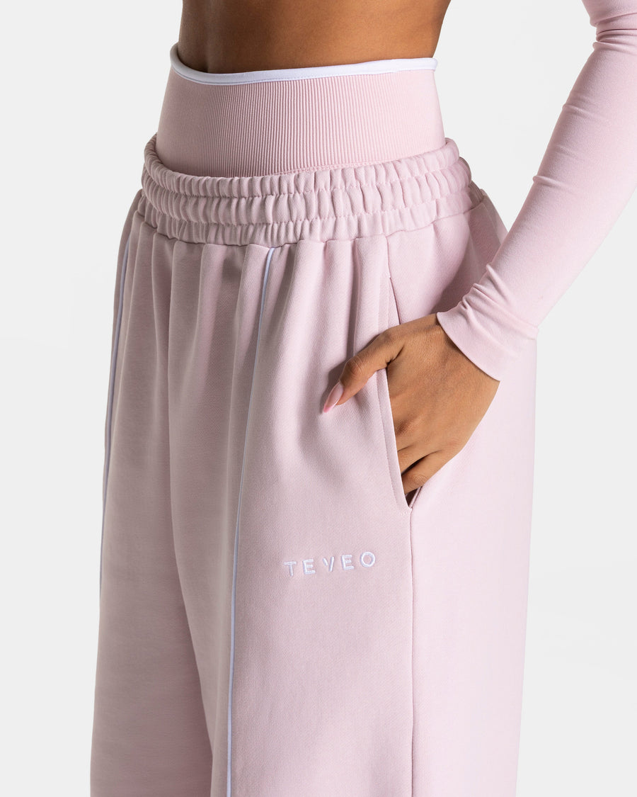 Contrastline Wide Leg Jogger "Rosa"